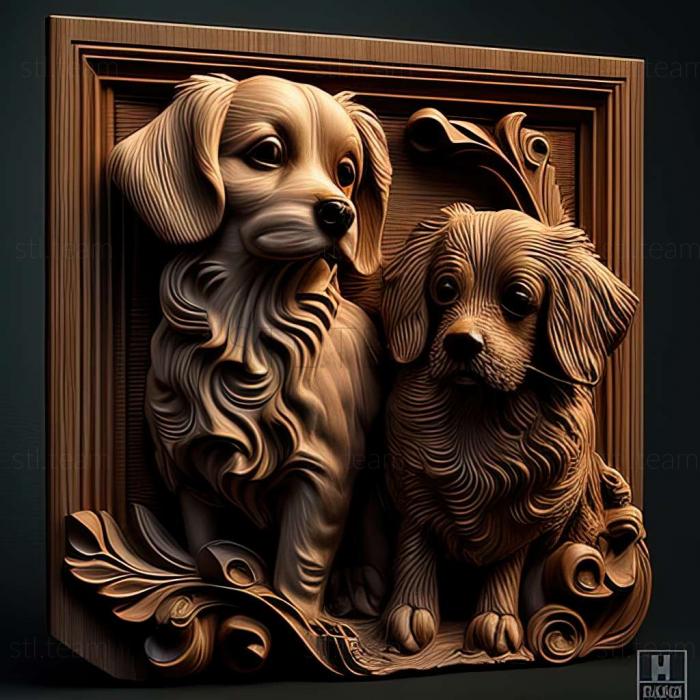 3D model dogs (STL)